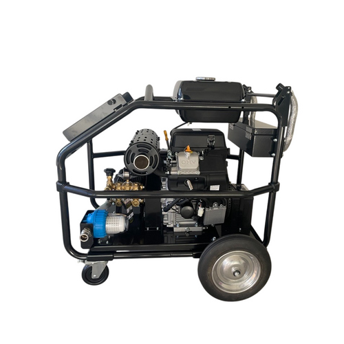 Canpump Cold Water Sewer Jetter: 24 hp Engine, 5200 psi @ 6.6 US gpm, Belt Drive