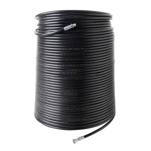 1/4 in Cold Water Sewer Jetting Black Hose, 4000 psi