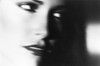 1970's fashion shoot close up of face