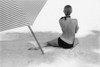 1970's fashion shoot on the sand