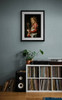 Sheryl Crow #2 Photo by Jeffrey Mayer. Framed in black and displayed in a music room setting.