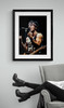 Bruce Springsteen #3 | Classic Rock Photo | Limited Edition Print by Jeffrey Mayer. Displayed framed in black  by a reading chair.