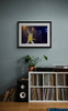 The Who #9 by Richard E. Aaron | Pete Townshend rocking out. Framed in black and displayed in a music room.