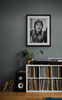 John Lennon photo framed hung in a music room by Jeffrey Mayer