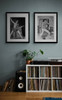 The Who #2 | Pete Townshend Classic Rock Photo framed in black and Keith Moon playing drums displayed in music room Limited Edition Print by Jeffrey Mayer