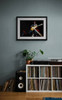 Led Zeppelin #12, Jimmy Page Framed Photo by Jeffrey Mayer in music room