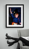 Tom Petty #1 Photo by Jeffrey Mayer. Displayed framed in black by a reading chair.