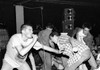 Photo Milo Ackerman of the Descendents shot at Mi Casita on January 14, 1983, by Kevin Salk