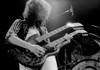 Jimmy Page in concert with Led Zeppelin in Long Beach, Calif. in 1975.