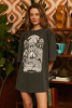 Electric Magic Oversized Tee Dress| Authorized Rock N Roll Merch