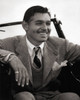 Publicity still of Clark Gable arriving on the set of TEST PILOT.