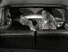 Scene still inside a car from Humphrey Bogart, Lizabeth Scott, Dead Reckoning, 1947