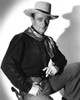 Studio shot of John Wayne with his signature cowboy hat from his early Republic Pictures days.