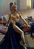 Powerful color profile photo of Marlene Dietrich in Kismet, 1944, shot by E.R. Richee,