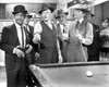 Scene Still -- showing Frank Sinatra,  Sammy Davis Jr. and Dean Martin from the Rat Pack romp plus Bing Crosby in Robin and the 7 Hoods, a light comedy with mandatory musical numbers from this all star cast. Warner Bros. 1964