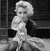 Madonna on a rooftop in the east village