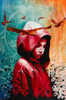 Child Mind Painting by Marcel \'SEL\' Blanco | Acrylic and spray paint on wood panel