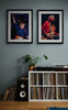 Tom Petty #3 | Classic Rock Photo | Limited Edition Print  by Jeffrey Mayer. Displayed framed in black alongside another great Tom Petty performance photo in a music room.