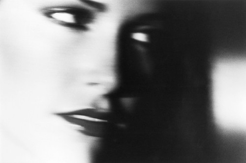 1970's fashion shoot close up of face