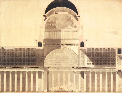 Architectural Project for the Church by Etienne-Louis Boullee