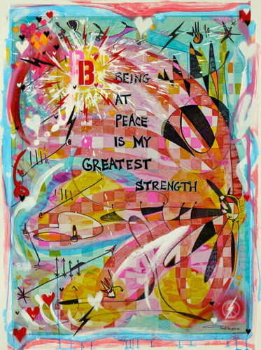 Being at Peace Painting by Michael Torquato deNicola