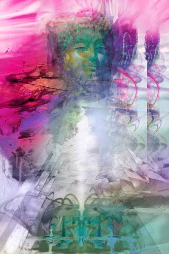 Buddha by Ravi Dosaj | Abstract Canvas Print