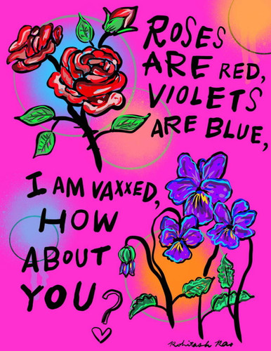 Roses Are Red by Rohitash Rao | Comic Art Print