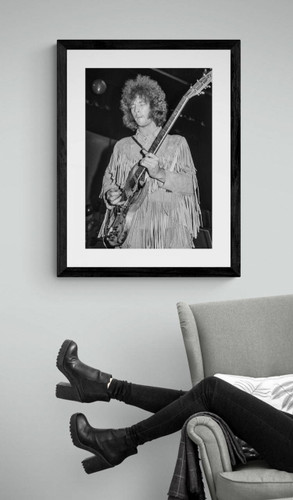 Eric Clapton | Cream | Classic Rock Photo | Limited Edition Print framed in black by Jeffrey Mayer