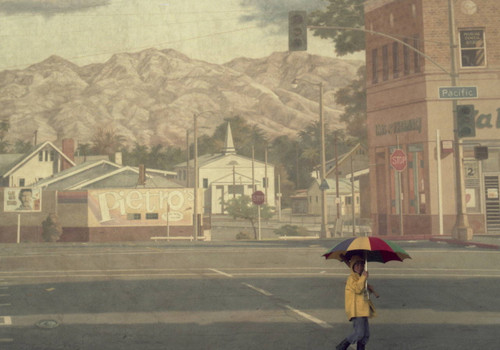Boy with Umbrella Photo by Rod Bradley
