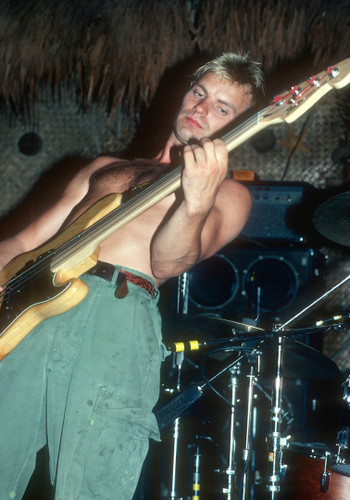 Sting fronting the Police at Madame Wong's in Down Town Los Angeles in 1979.