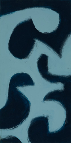 Shapes Study in Blue 2 by Francis Poirot
