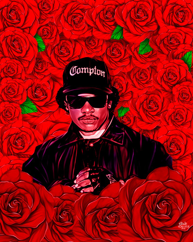 EAZY By Riskie Forever HIP HOP ART PRINT