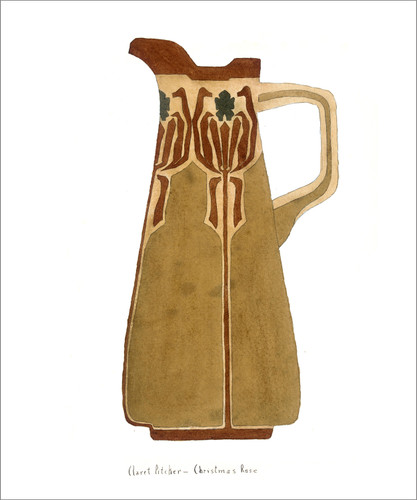 Claret Pitcher-Christmas Rose by Hannah Borger