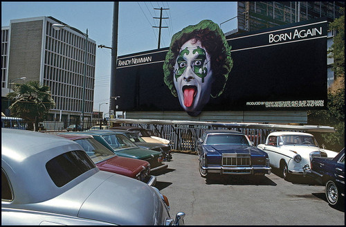 Randy Newman, Born Again Billboard by Robert Landau