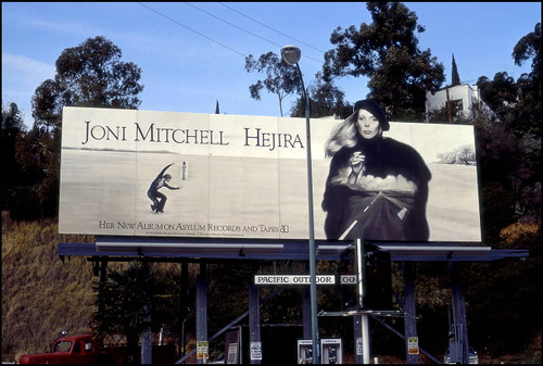 Joni Mitchell, Hejira Billboard by Robert Landau