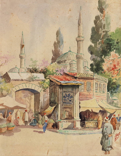 Iraqi City by Abdul Qadir Al Rassam