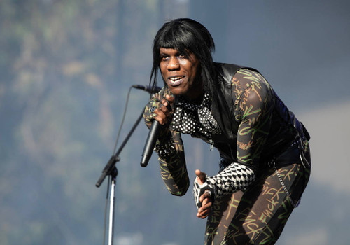 Yves Tumor photo in concert at Outside Lands Music Festival.