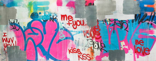 Me + You by Karlos Marquez Graffiti Art Print
