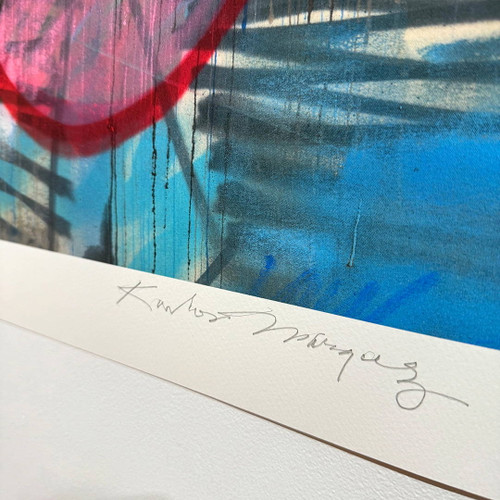 Close Up of Karlos Marquez Signature