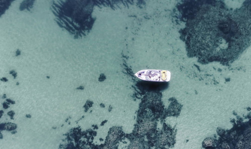 Aerial Ocean Bliss by Ingrid Beddoes