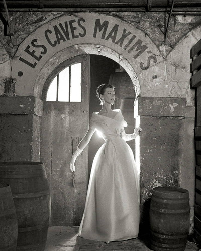 Dior at Maxim’s Paris | Vintage Fashion Photo by Gleb Derujinsky