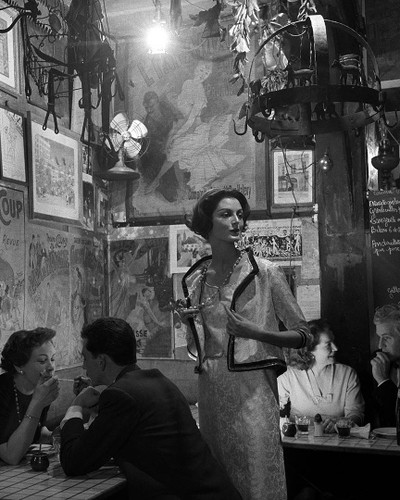 Chanel at Roger la Grenouille Paris | Vintage Fashion Photo by Gleb Derujinsky