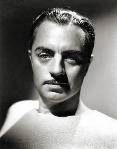 Beautifully lit portrait shot of William Powell by George Hurrell.
