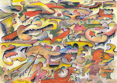 Alligator Jungle by Steve Vai | Fine Art print