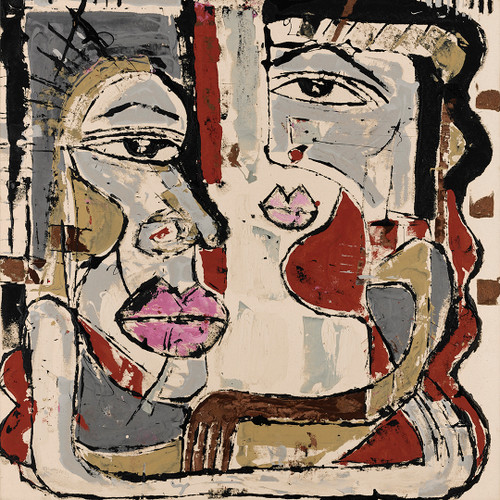 Two of Hearts by Miles Regis | Neo-expressionists Art | Fine Art print