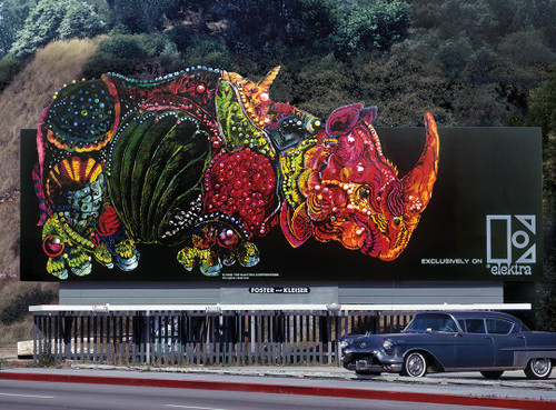 Rhinoceros Billboard by Robert Landau