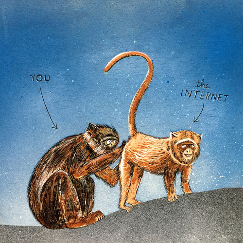 You and The Internet by Rohitash Rao | Comic Art print