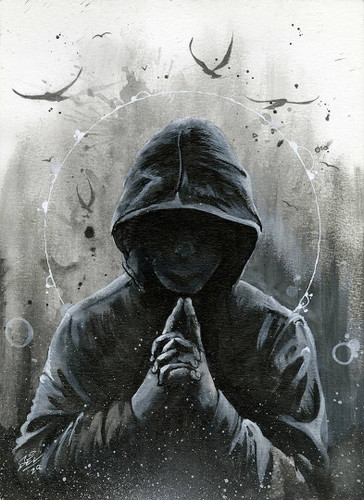 Meditative Hoodie by Marcel \'SEL\' Blanco