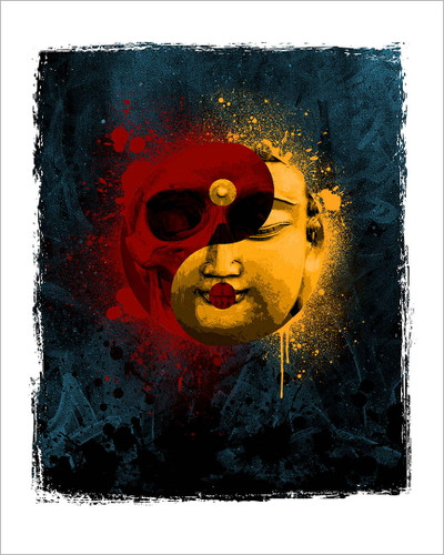 Punk Rock Zen by Marcel \'SEL\' Blanco | Fine Art print