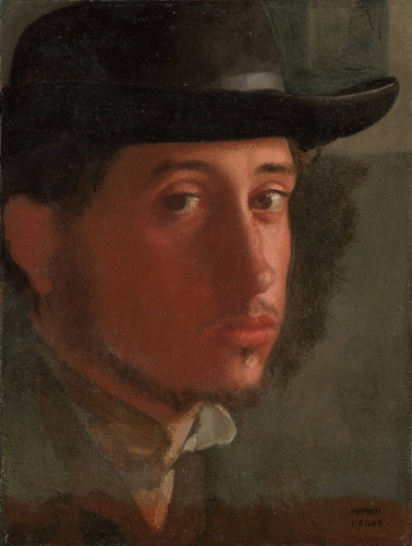 Degas with fedora
